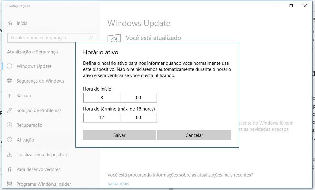 Como desabilitar a atualização automática do windows 10