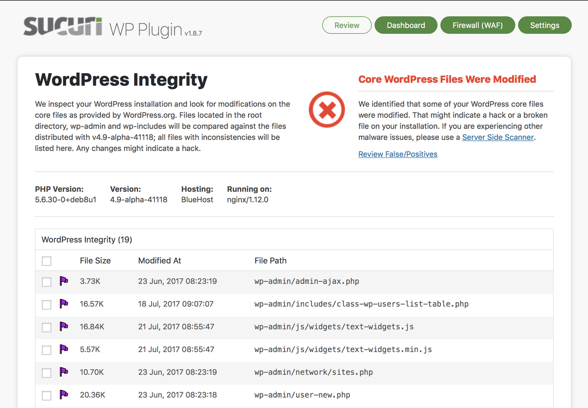 wordpress plugin segurança sucuri