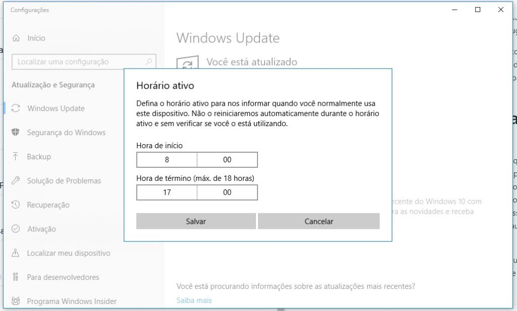 Como desabilitar a atualização automática do windows 10