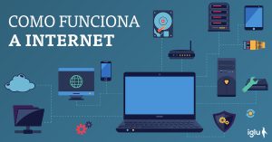 como funciona a internet