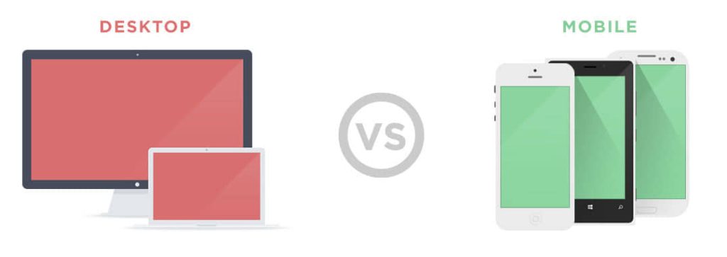 design responsivo desktop ou mobile