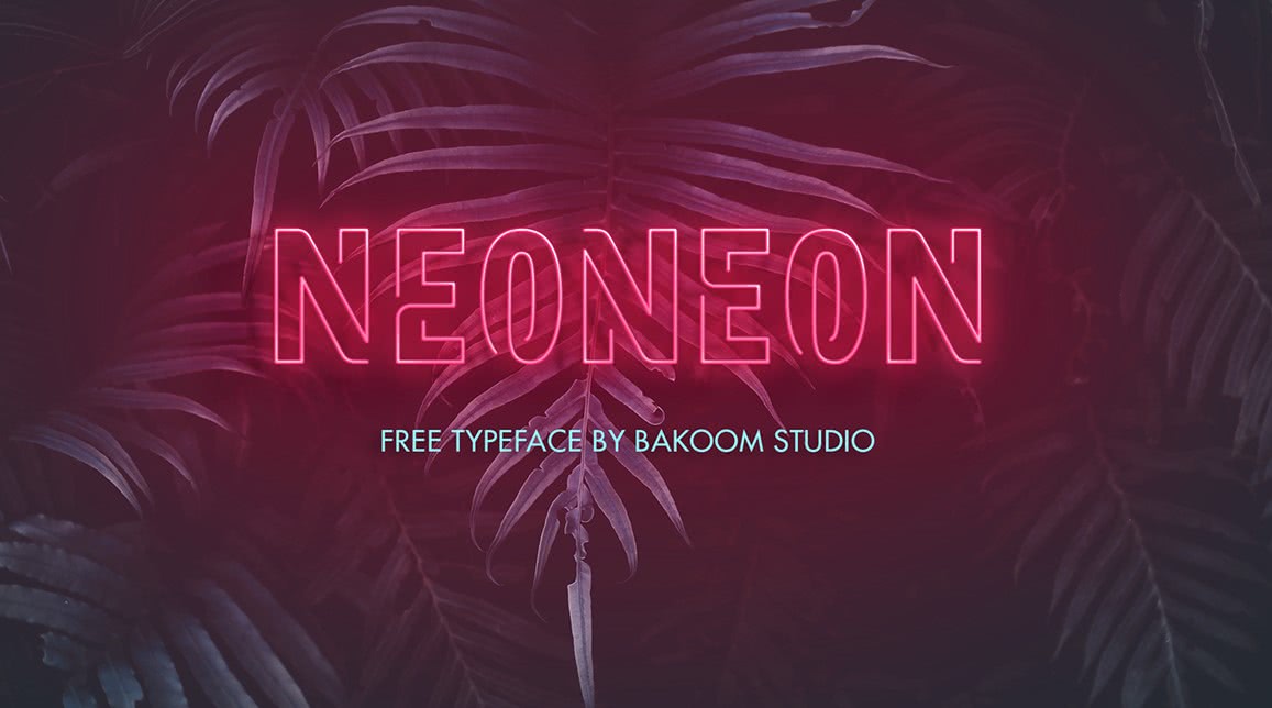 Fonte gratuita neon neon