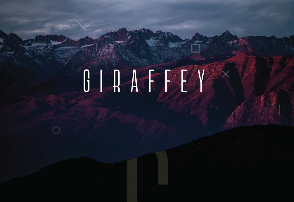 fonte gratuita Giraffey