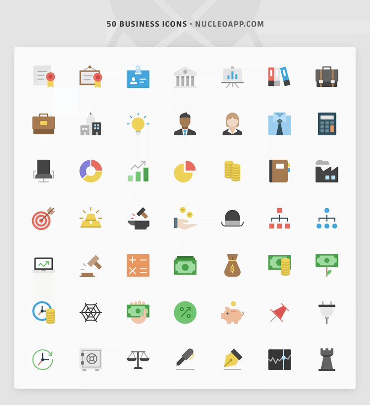 ícones de negócios gratuitos