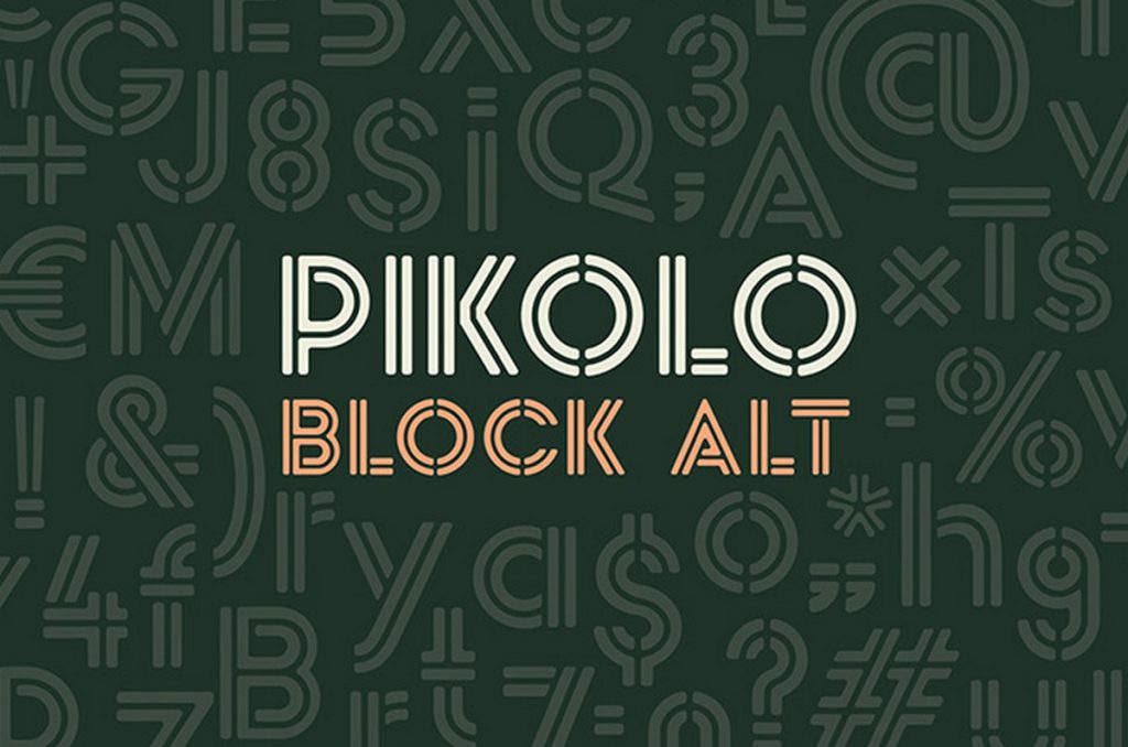 Fonte gratuita Pikolo