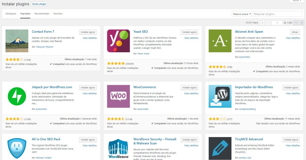 Plugins no WordPress