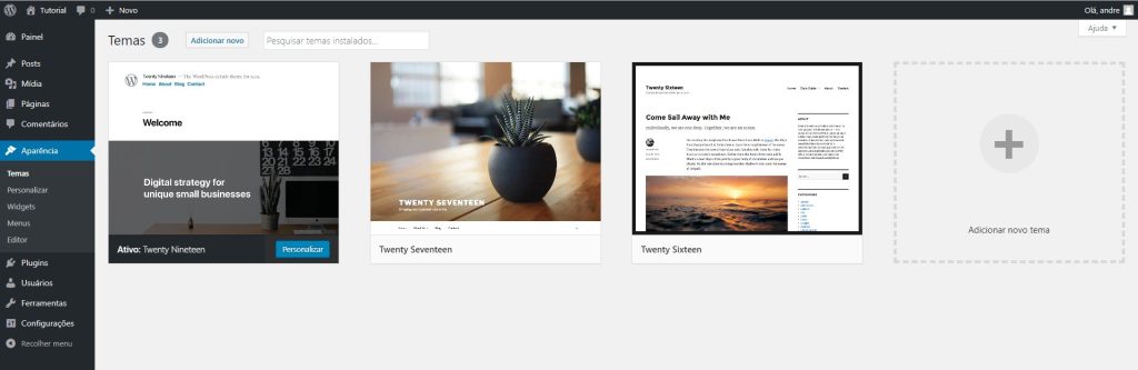 temas no wordpress