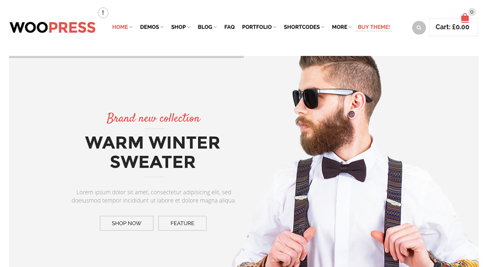 Tema WooCommerce Woopress